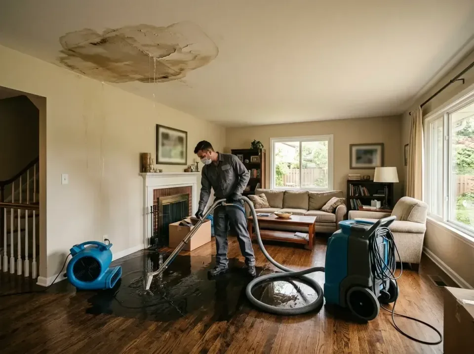 attic-pipe-burst-ceiling-drip-008 — frequently asked questions, Water Damage Restoration & Carpet Care in Bloomingdale, GA
